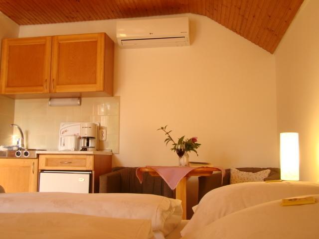 Viragoskert Apartman ヘーヴィーズ 部屋 写真